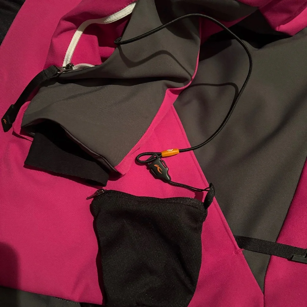 KJUS ski jacket magenta gray 10-12